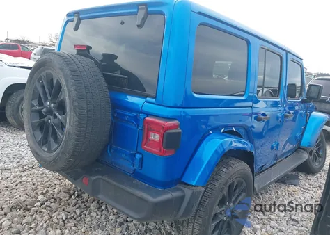 2022 Jeep Wrangler 4Xe Unlimited Sahara 4X4 from USA, damaged, VIN 1C4JJXP69NW114586
